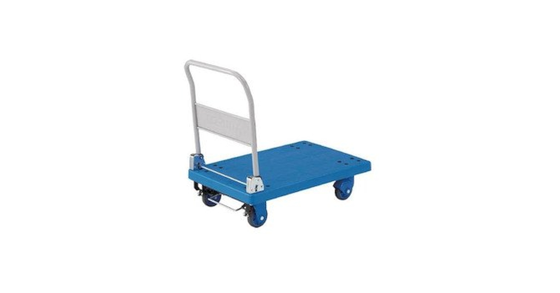 TRUSCO(トラスコ中山):樹脂台車グランカートサイレント固定 718X468 ストッパー付 TP-X702S オレンジブック 4893581 トラスコ中山 TRUSCO グランカート サイドハンドル 718X468